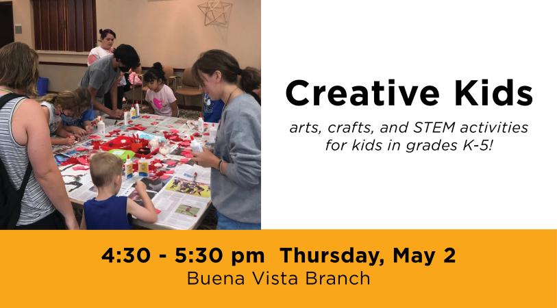 May 2 - Creative Kids